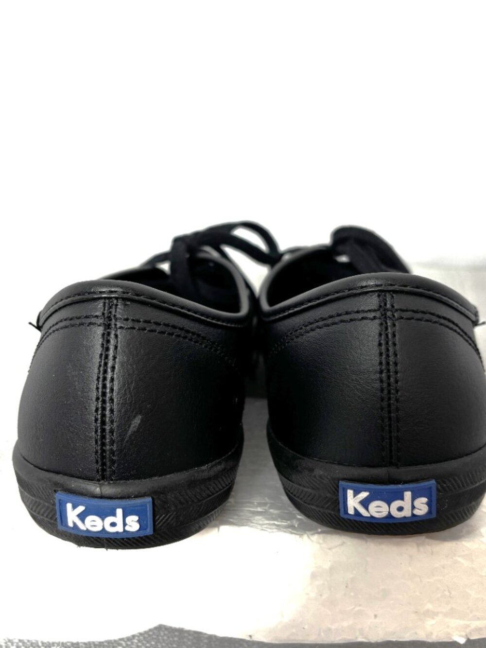 Keds Champion Originals Sneakers Black Leather WH45780  - US 9.5 - Picture 8 of 13